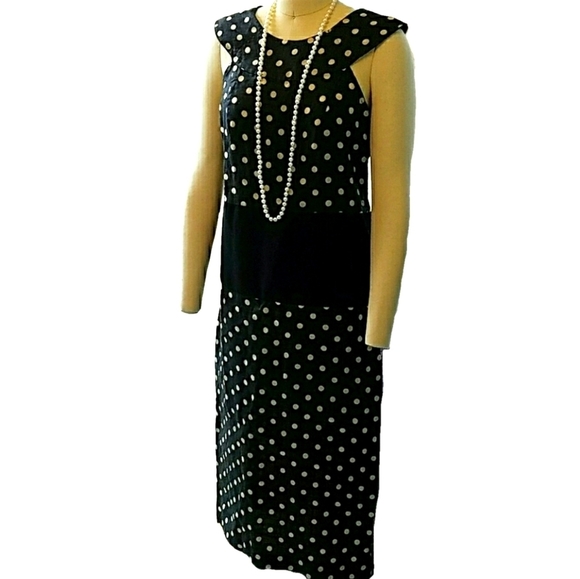 Yoon Young Dresses & Skirts - Unique YOON YOUNG VINTAGE 80's Polk-a-dot shift dress
